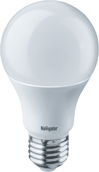 Лампа светодиодная LED 7Вт Е27 230В 4000К NLL-A55-7-230-4K-E27 грушевидная матовая | 94386 | Navigator — фото