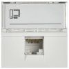 Розетка информационная RJ-45 UTP кат.5e, 2 модуля.  РКИ-20-00-П | CKK-40D-RI2-K01 | IEK — фото