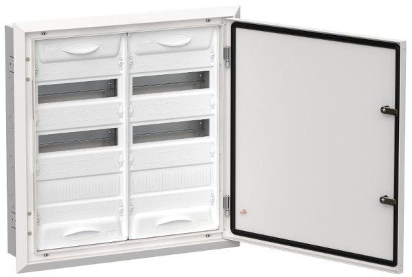 TITAN 5 Корпус металлический ЩРв-72 (2х36) 630х625х130 IP31 белый | TI5-50-V-2X036-31 | IEK — фото