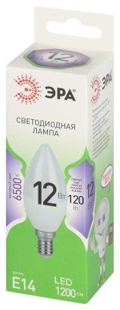 Лампа светодиодная  GREEN LINE LED B35-12W-865-E14 GL E14 12 Вт свеча холодный свет | Б0067092 | ЭРА — фото