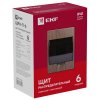 Щит распределительный навесной ЩРН-П- 6 темное дерево IP41 EKF PROxima | pb40-n-6-dark | EKF — фото