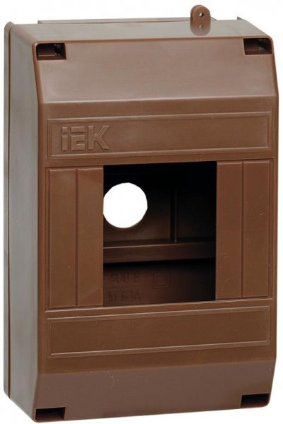 Щит на 4 модуля КМПн 1/4 133х79х58мм IP20 дуб KREPTA 3 | MKP31-N-04-30-135-D | IEK  ( аналог - UIM-KP71-N-04-20-K24 )