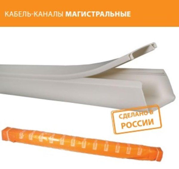 Кабель-канал 20х10 белый  (100 м) | SQ0402-0003 | TDM — фото