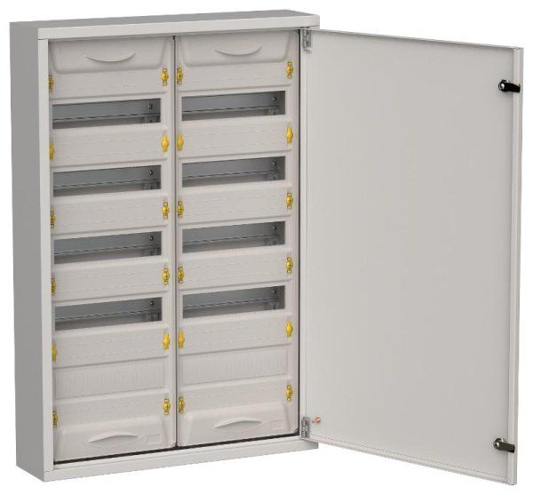 TITAN 5 Корпус металлический ЩРн-120 (2х60) 835х570х140 IP31 сер | TI5-50-N-2X060-31-7035 | IEK — фото