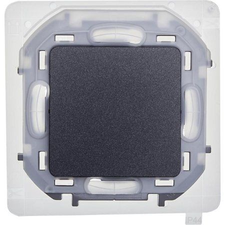 Inspiria Антрацит Переключатель проходной 1-клавишный С/У без рамки IP44 | 673673 | Legrand — фото