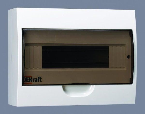 Корпус пластиковый навесной 12 модулей, IP41, ЩРН-П-12 | 31011DEK | DEKraft