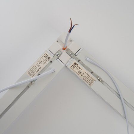 Светильник светодиодный линейный AL4020 IP20 24W 6500K, матовый в алюминиевом корпусе, белый 1180*50*55мм | 41226 | Feron — фото