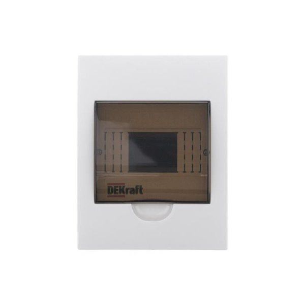 Корпус пластиковый встраиваемый 6 модулей, IP41, ЩРВ-П-6 | 31002DEK | DEKraft — фото