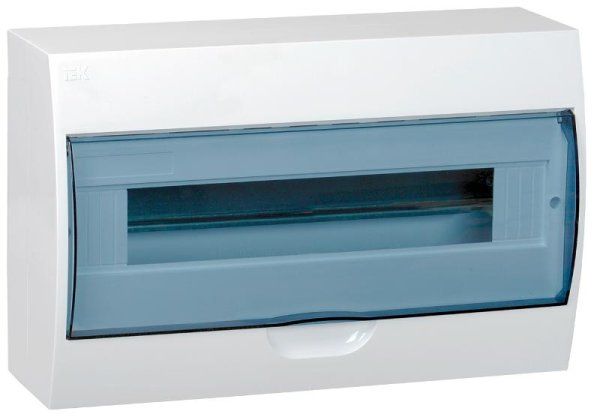 Корпус пластиковый навесной на 18 модулей ЩРН-П-18 IP41 (220х365х100мм) KREPTA 3 | MKP12-N-18-40-10 | IEK — фото