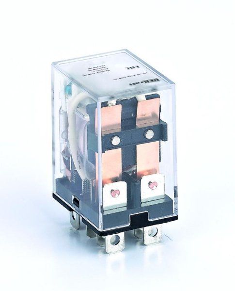 Реле промежуточное 2 конт. с LED инд. 10А 230В AC | 23917DEK | DEKraft — фото