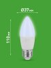 Лампа светодиодная GREEN LINE LED B35-15W-865-E27 GL E27 15 Вт свеча холодный свет | Б0067094 | ЭРА — фото