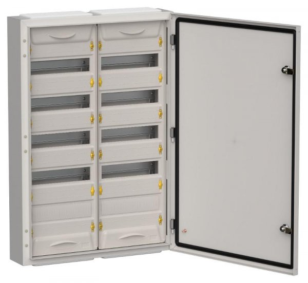 TITAN 5 Корпус металлический ЩРн-120 (2х60) 835х570х140 IP54 серый  | TI5-50-N-2X060-54-7035 | IEK — фото