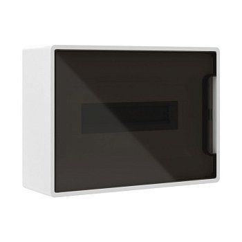 ДКС FRAME Щит распред. навесной ЩРН-П-12, 12 мод./1 ряд, ABS-пластик, IP40, белый — фото