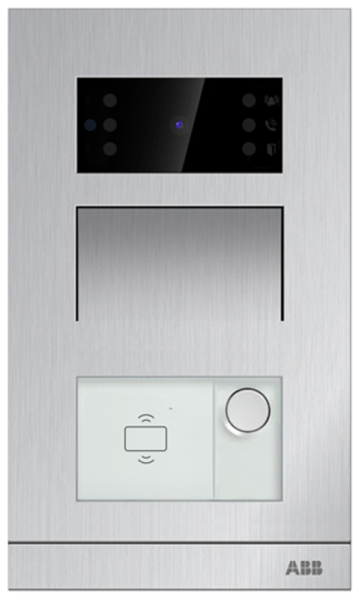 Станция вызова мини с одной клавишей, со считывателем ID | M21312P1-A | ABB — фото
