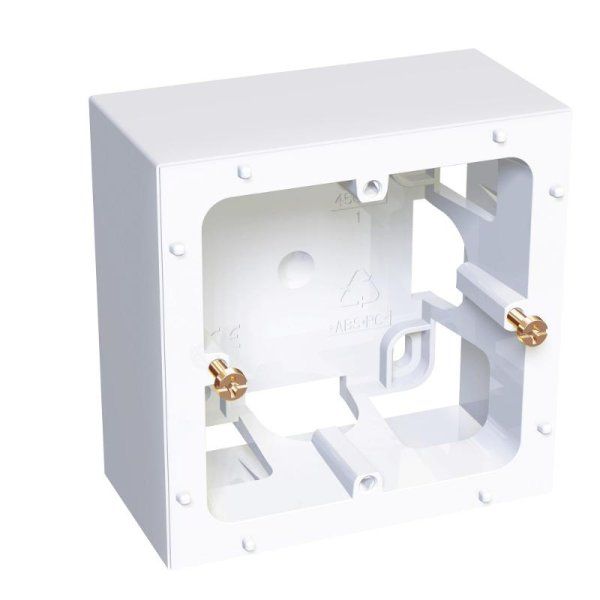 КОРОБКА НАР.МОНТАЖА 1X45 H=40ММ R9003 | ALB44440 | Schneider Electric — фото