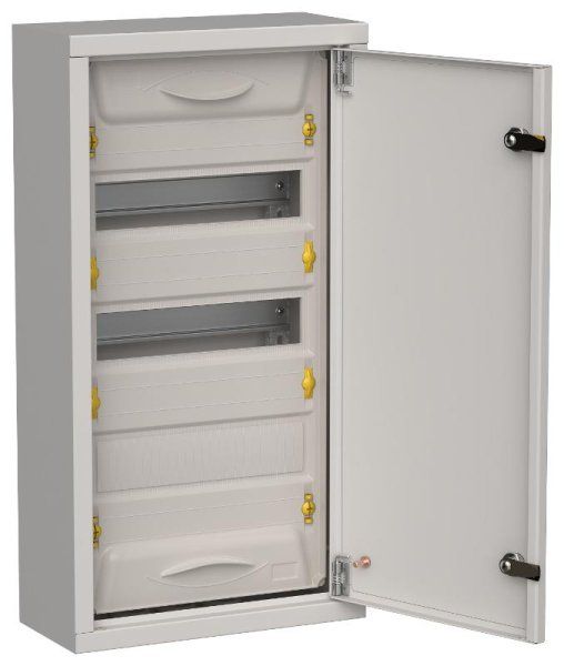 TITAN 5 Корпус металлический ЩРн-36 (1х36) 585х310х140 IP31 сер | TI5-50-N-036-31-7035 | IEK — фото