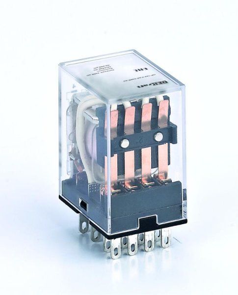 Реле промежуточное 4 конт. с LED инд. 5А 230В AC ПР-102 | 23900DEK | DEKraft