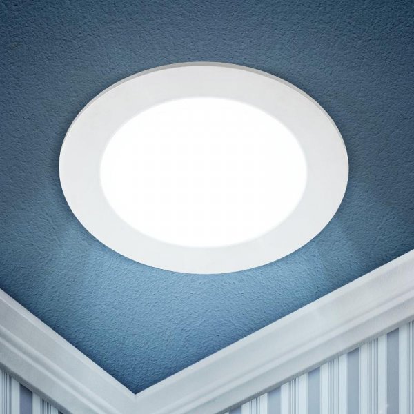 Светильник светодиодный встраиваемый downlight LED 1 24Вт 6500К белый круг | Б0019835 | ЭРА — фото
