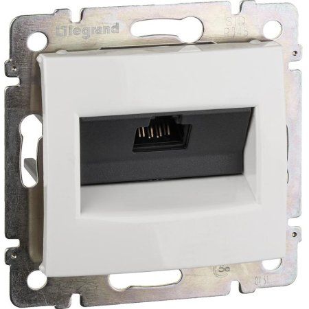 Valena Белый Розетка комп(RJ45) 1-ая 5 кат UTP | 774230 | Legrand — фото
