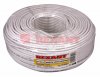 Кабель RG-58 A/U (50 Ом), Cu/Al/Cu 64 % (бухта 100 м) белый  | 01-2001 | REXANT — фото