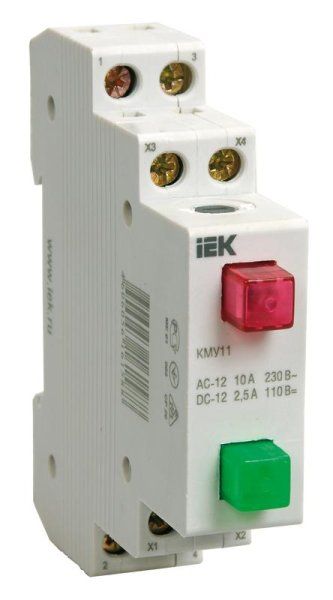 Кнопка управления модульная КМУ11  | MBD10-11-K51 | IEK — фото