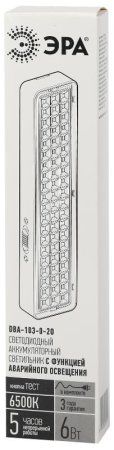 Светильник аварийного освещения непостоянный светодиодный DBA-103-0-20 60LED 5ч IP20 | Б0044396 | ЭРА — фото