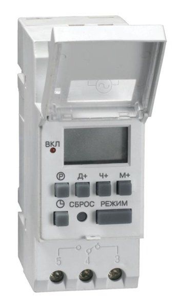 Таймер ТЭ15 цифровой 16А 230В на DIN-рейку  | MTA10-16 | IEK — фото