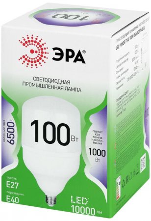 Лампа светодиодная  GREEN LINE LED POWER T140-100W-865-E27/E40 GL Е27/Е40 100 Вт колокол холодный свет | Б0067055 | ЭРА — фото