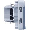 Plexo Серый Розетка с/з 2-ая гориз. с крышкой 16А IP55 | 069576 | Legrand — фото